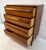 Vintage MCM Four Drawer Walnut Highboy Dresser For Sale - Image 14 of 16