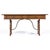 Restored Thomasville English Regency Style Pecan Desk or Console With Drawers For Sale - Image 10 of 14