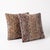 Mid-Century Modern Floral Turkish Rug Pillow Cover 22'' X 22'' - Set of Two For Sale - Image 3 of 4