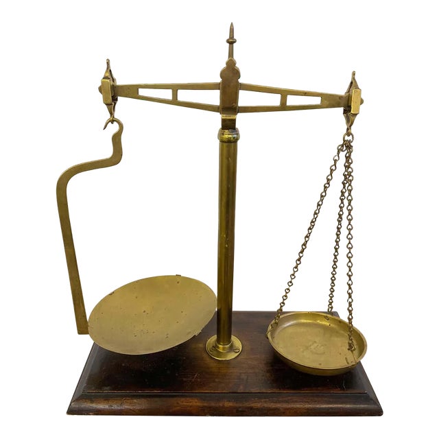 Pike and Elliman English Brass Scale For Sale