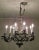 High Quality Chandelier with Elaborate Scrolling Acanthus Leaf and Bud Design No Shades