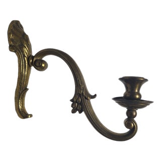 Classicist Bronze Wall Lamp, Germany, 1900s For Sale