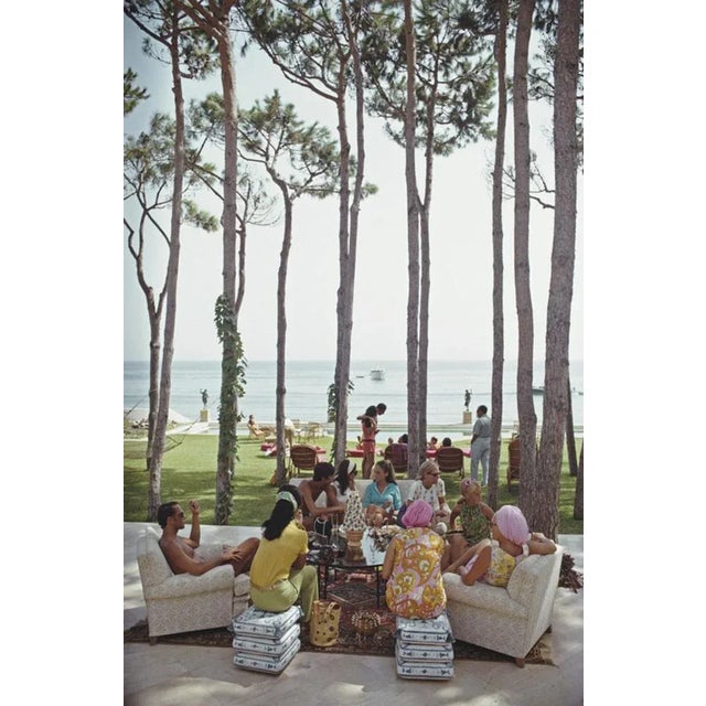 Marbella House Party 1967 by Slim Aarons Slim Aarons Limited Estate Edition Guests at a party at the home of Sebastiano...