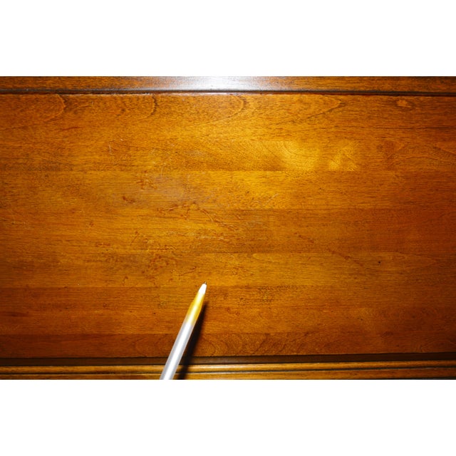 Brown Ethan Allen King Bed For Sale - Image 8 of 11