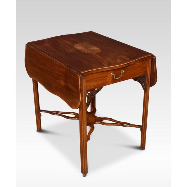Brown George III Mahogany Pembroke Table For Sale - Image 8 of 9