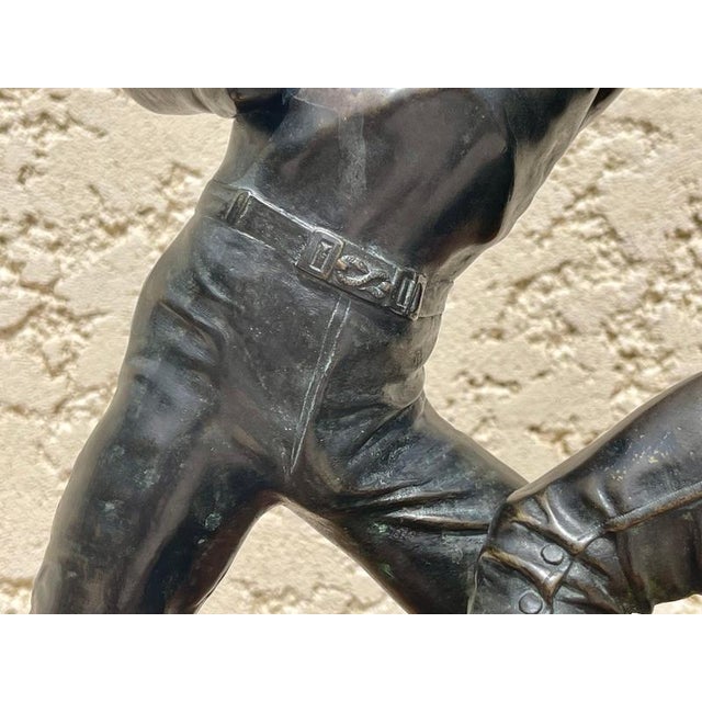 Metal Unarmed Combat Bronze by E. Hébert For Sale - Image 7 of 18