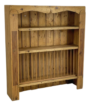 Victorian Pine Dresser Base with Shelves