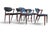 Kai Kristiansen Set of Six Attributed to Kai Kristiansen Model 42 Dining Chairs in Rosewood For Sale - Image 4 of 13