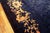 Textile 1920s Traditional Floral Antique Chinese Peking Wool Blue Hand Knotted Rug For Sale - Image 7 of 11