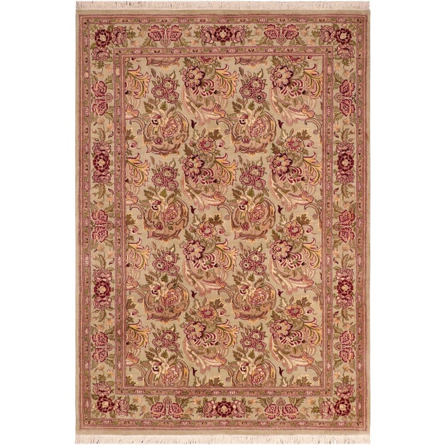 Art Nouveau 1990's William Morris Wool Rug 6"x9" For Sale - Image 9 of 9