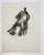 French Early 20th Century French Impressionist Study of Couple Watercolor Painting For Sale - Image 3 of 3