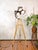 Black Hospital 3-Way Floor Lamp on Wooden Tripod, 2000s For Sale - Image 12 of 18