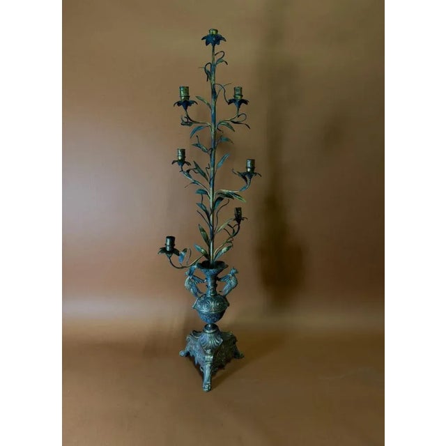 Neoclassical Candleholder, 19th Century For Sale - Image 5 of 8