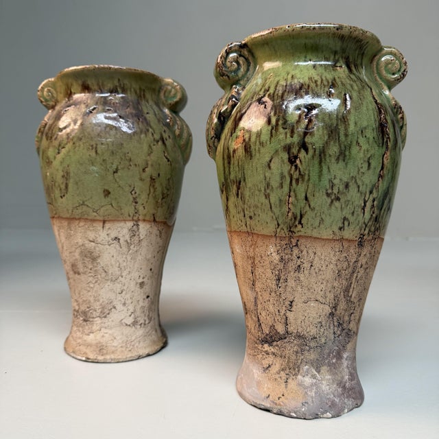 Vintage Ceramic Vases, Calabria, Italy, 1950s, Set of 2 For Sale - Image 11 of 11