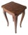 Rococo Style End Side Accent Table With Burl Top, Small For Sale