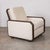 Mid 20th Century French Art Deco Wood and Upholstered Chair For Sale - Image 4 of 13