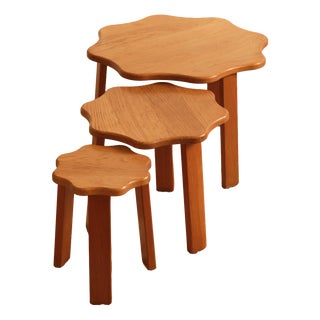 Vintage Nesting Tables, 1980s, Set of 3 For Sale