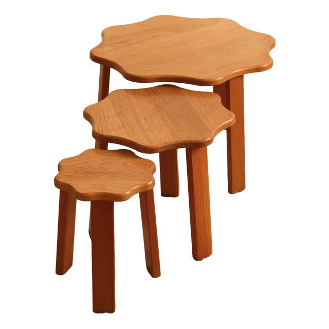 Vintage Nesting Tables, 1980s, Set of 3 For Sale