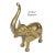 Pair of Large Brass Good Luck Elephant Sculpture Figures Over 2ft Tall For Sale - Image 10 of 12