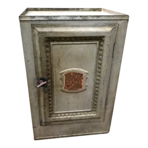 1930s Country Tin Bread & Cake Cabinet