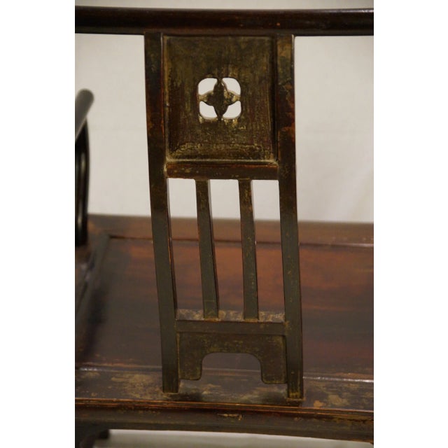 Antique Yokeback Armchairs - a Pair For Sale - Image 10 of 12