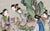 Not Yet Made - Made To Order 36"*108"/Panel, Dream of Red Mansions Paintings, Chinoiserie Wall Panels， Court Ladies, Chinoiserie Wallpaper For Sale - Image 5 of 9
