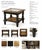 Contemporary Vintage Barker Bros. Onyx Black & Satin Walnut Glass Top End Table With Cane Shelf For Sale - Image 3 of 3