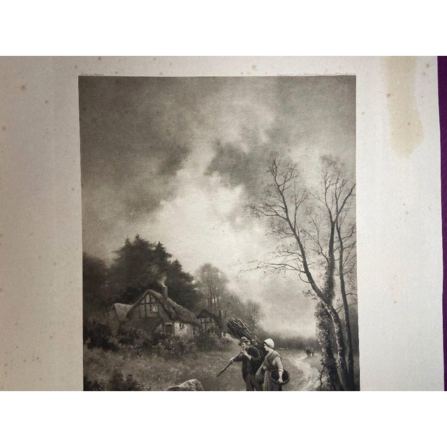 James Walter Gozzard, Landscape, 1910, Lithograph, Framed For Sale - Image 4 of 12