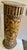 French 1840 Antique Ornate French Wooden Pedestal Column With Gold Highlights For Sale - Image 3 of 12