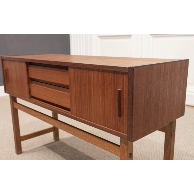 Scandinavian Entrance Cabinet attributed to Bertil Fridhagen, 1950s For Sale - Image 9 of 10