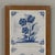 Ceramic Framed Set of Three 18th Century Dutch Delft Blue and White Tiles For Sale - Image 7 of 14
