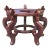 Vintage Asian Antique Wooden Fishbowl Planter Stand For Sale