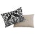 Boho Chic Schumacher Pavone Velvet 20" Lumbar Pillow in Carbon For Sale - Image 3 of 5
