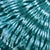 African Early 20th Century Yoruba Tie Dyed Textile Teal 63x49 inch For Sale - Image 3 of 7