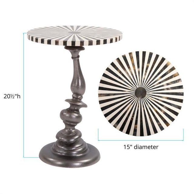 2020s Drunken Metal Martini Table from Kenneth Ludwig Chicago For Sale - Image 5 of 6