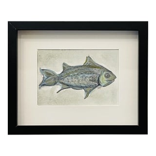 Contemporary Mixed-Media Watercolor​ - By JJ-Hogan | Will You Follow Me?, Framed For Sale