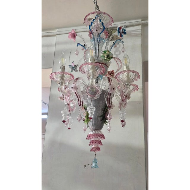 The chandelier was completely restored in our specialized laboratory through a comprehensive and thorough restoration:...
