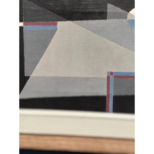 Lars. Gideon, Abstract Composition, 1960s, Oil on Canvas, Framed For Sale - Image 4 of 18