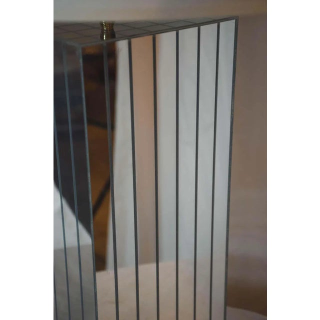 Mid 20th Century Modern Lucite Mirror Lamp For Sale - Image 5 of 12