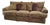 Vintage Thomasville Traditional English Skirted Pillowback Sofa in Earth Tones For Sale