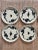 Contemporary Burnt Thistle Ceramics Snake Salad Plates- Set of 6 For Sale - Image 9 of 12