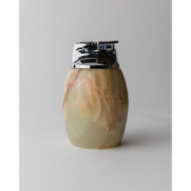 Vintage Alabaster Table Lighter from by Piezo, Italy, 1960s For Sale - Image 11 of 11