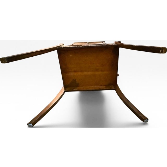 Vintage Art Deco Neoclassical Mahogany Copper-Lined Humidor Magazine Side Table For Sale - Image 18 of 18