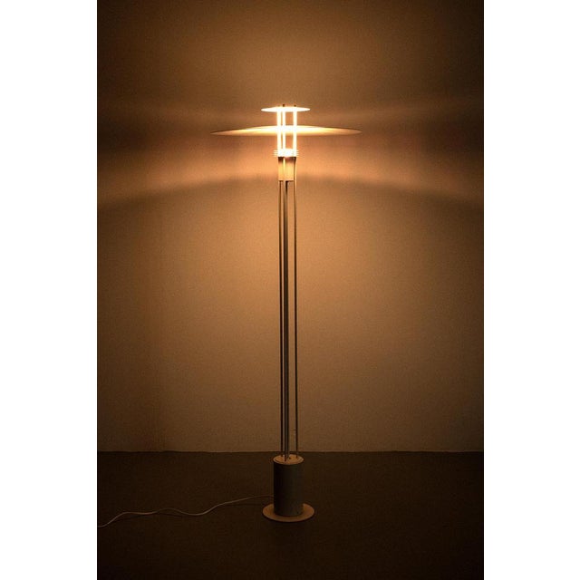Metal Danish Frandsen Floor Lamp For Sale - Image 7 of 8