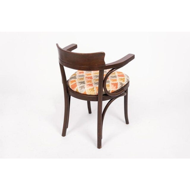 Brown Mid Century Vintage Bentwood Cafe Dining Chairs in the Manner of J&j Kohn For Sale - Image 8 of 10