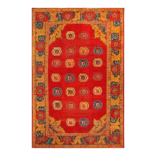 Nazmiyal Collection Large Antique Turkish Oushak Rug For Sale