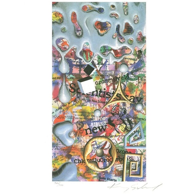 News Now, United Nations, Kenny Scharf Lithograph For Sale