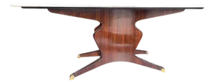 Dining Table in Mahogany by Osvaldo Borsani, 1950s