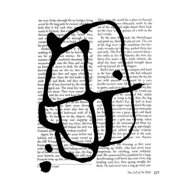 2020s Black & White Abstractions Series No. 9 – Fine Art Print For Sale - Image 5 of 5