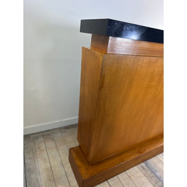 1950s Vintage Bar in Oak Veneer with Formica Top, 1950s For Sale - Image 5 of 16